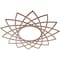 Ekena Millwork Eleanor Wood Fretwork Pierced Ceiling Medallion, Wood (Paint Grade), 28"OD x 10 3/4"ID x 3/8"T CMWP28X28X0375EAMF - alternate 3